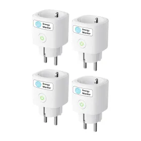 MEROSS MSS315CFH-EU Smart Plug with Energy Monitoring (Matter) (Set of 4)